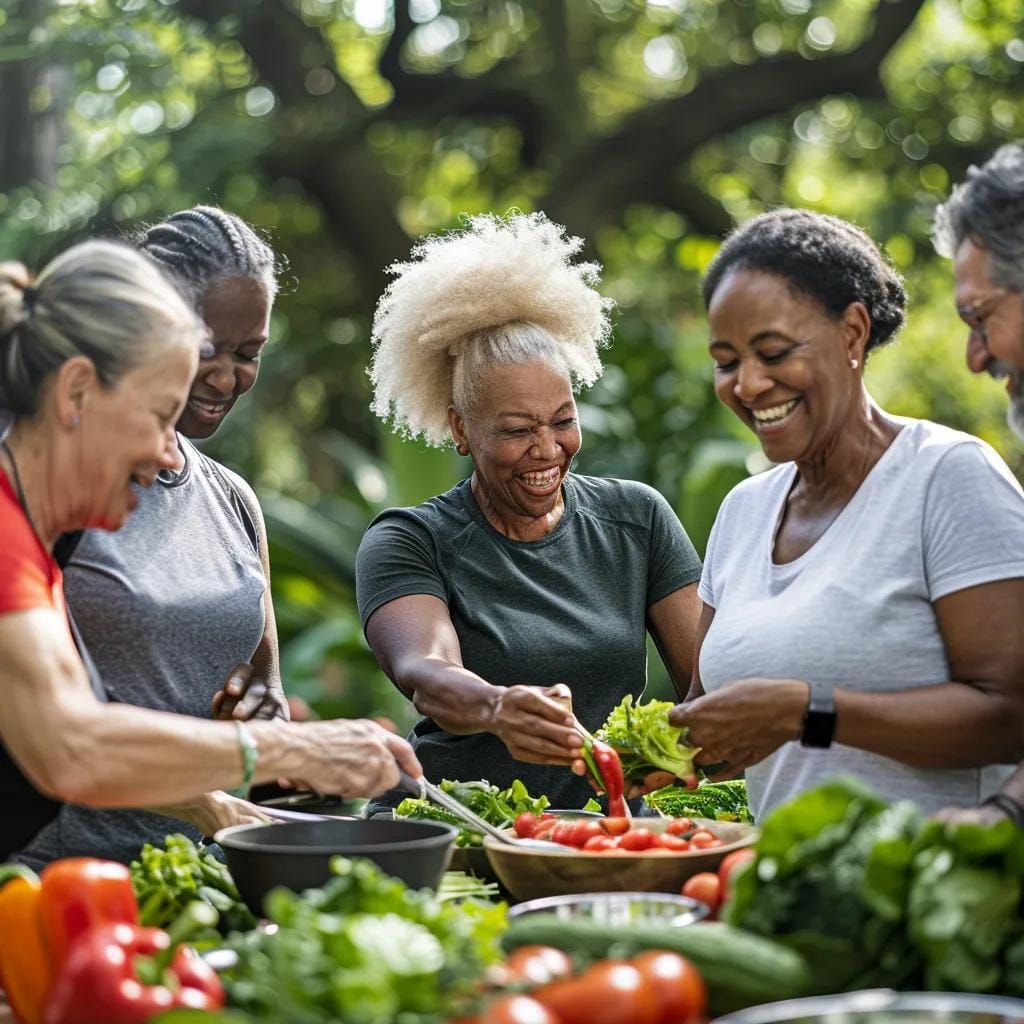 Diverse adults engaging in healthy activities, representing the positive impact of semaglutide on weight loss