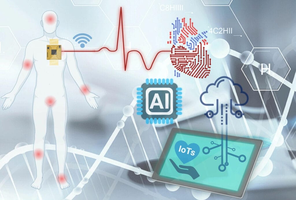 During patient consultations, a primary care physician employs an AI decision-support system to provide tailored nutrition guidance.