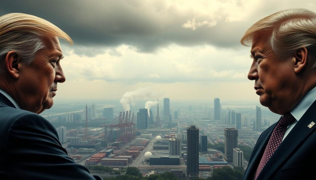 Container ships and ports illustrating global economic impact of the 2025 U.S.-China tariff truce